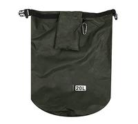 LIZEALUCKY Sac Seau d'extérieur Pliable, Sac Sec en Baril Pliable d'extérieur en PVC, Sacs de Transport de Rangement avec Pochette pour téléphone, Longue Sangle réglable pour Le Camping en (20L)
