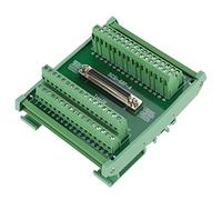 LIZEALUCKY SCSI68 - connecteur Femelle de Type DB à 68 Broches, Module Terminal, Carte de dérivation de Haute qualité pour Installation sur Rail DIN PLC 48V 1A 5mm
