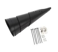 LIZEALUCKY Squirrel Baffle for Bird Feeder Pole, Plastic Outside Pole Mount Squirrel Proof Bird House Guard Outdoor Pole Mount Squirrel Proof Baffle for Outdoor (16in)
