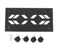 LIZEALUCKY Support de PC Mobile en Acier, Chariot CPU avec Roues, Support de Tour d'ordinateur ventilé, Accessoires de Bureau de Jeu