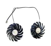 LIZHAOZ Ventilateur de Refroidissement 95 mm 4 Broches PLD10010S12HH pour Carte Graphique MSI RTX 3060 Ti et Radeon RX 6700 XT Gaming X Pièces de Rechange(Brown)