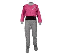 LIZHAYG Costume étanche Combinaison étanche rembourrée et Respirante for Femme, avec Manchons en Latex, for Le Cou, Le Kayak, la pêche et Le Surf(Purple,XL)