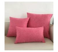 LIZHAYG Housse Coussin Housse de Coussin Unie for canapé, 30x50/40x40/45x45/40x60/50x50/55x55/60x60cm, décorative for la Maison ou l'hôtel (sans Garniture).(KD-08,30x50cm)