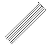LIZHAYG Rayon de Bicyclette Lot de 36 Rayons de vélo avec écrous for Roue de 26/27,5/29 Pouces, vélo de Route, Rayons Arc-en-Ciel en Acier 45# Haute résistance(261mm Black)