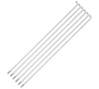 LIZHAYG Rayon de Bicyclette Lot de 36 Rayons de vélo avec écrous for Roue de 26/27,5/29 Pouces, vélo de Route, Rayons Arc-en-Ciel en Acier 45# Haute résistance(233mm Black - White)
