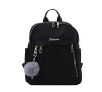 LIZHAYG Sac A Dos Sacs à dos simples, grande capacité, nouveaux sacs de voyage noirs for femmes, cartable d'étudiant solide, sacs unisexes High Street