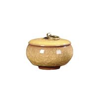 LIZHAYG Urne pour Chien Mini-Urnes en céramique for Animaux de Compagnie, conteneurs for Cendres de Petits Animaux, Chats et Chiens, funérailles, cercueils funéraires(Color 16)