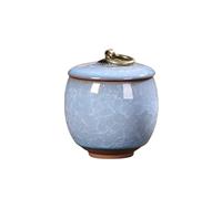 LIZHAYG Urne pour Chien Mini-Urnes en céramique for Animaux de Compagnie, conteneurs for Cendres de Petits Animaux, Chats et Chiens, funérailles, cercueils funéraires(Color 06)