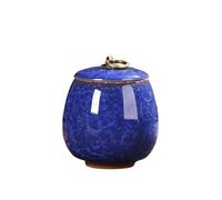 LIZHAYG Urne pour Chien Mini-Urnes en céramique for Animaux de Compagnie, conteneurs for Cendres de Petits Animaux, Chats et Chiens, funérailles, cercueils funéraires(Color 17)