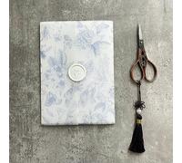 LIZHAYG Vellum Paper pour Invitations Papier vélin à Fleurs Bleues adapté à Une Invitation de Mariage 5 x 7(80pcs)