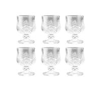LIZHAYG Verre Cristal High Foot Cup Drink Cups Wineglasses Goblet Transparent Glass For Home Restaurant Bar Juice Mugs(Color 3)