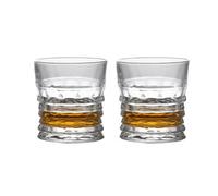 LIZHAYG Verre Cristal Whiskey Glass Transparent Drinking Glasses Cocktail Brandy Cups Bar Tools Suitable(Color 1)