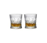 LIZHAYG Verre Cristal Whiskey Glass Transparent Drinking Glasses Cocktail Brandy Cups Bar Tools Suitable(Color 2)