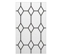 LIZHAYG Vitrail Autocollant Fenetre Film de fenêtre givré électrostatique Simple, Lignes géométriques, Teinte de fenêtre, vitrail décoratif, Statique(CH-229-D,50x120cm)