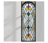 LIZHAYG Vitrail Autocollant Fenetre Film de vitrail rétro électrostatique, Autocollant de Verre dépoli, Film de fenêtre, Autocollant de vitrail(AZ013,40x100cm)