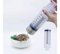 LIZHOUMIL Seringue multifonctionnelle grande capacité fonction de perfusion à bouche épaisse pour la distribution de pompage d'huile de lavement 300 ml