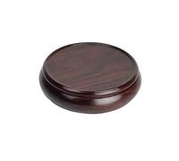 Lizhuzhuzs28 Accueil Support Circulaire for bonsaï, Vase théière, Base en ébène, décoration for la Maison et Le Bureau Socle décoratif(Petit)