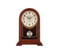 Lizhuzhuzs28 Horloge de Table Horloge de Table Simple en Bois, Style Vintage, à Quartz, décoration créative Pendule à Poser