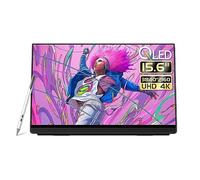 Lizhuzhuzs28 Moniteur de Voyage Moniteur 4K HDR Multifonctionnel de 15.6 Pouces, écran Externe IPS secondaire, résolution 3840x2160, d'extension d'hôte Jeu Bureau Prolongateur d'écran