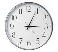 Lizhuzhuzs28 Pendule Murale Horloge Murale Minimaliste, élégante, silencieuse, à Piles, Design Polyvalent Horloge de Cuisine(Blue)