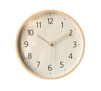 Lizhuzhuzs28 Pendule Murale Horloge Murale Rustique en Bois, silencieuse, à Piles, décoration Polyvalente for la Maison Horloge de Cuisine(14 inches)