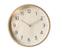 Lizhuzhuzs28 Pendule Murale Horloge Murale Rustique en Bois, silencieuse, à Piles, décoration Polyvalente for la Maison Horloge de Cuisine(16 inches)