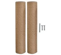 Lizi fashion 1031 [M8 M10] Griffoirs de Rechange pour Arbre à Chat,Poteau griffoir Chats,Poteau Arbre Chat avec vis, BASIC/2PCS/40.5CM,M8