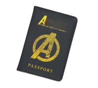 LizMatech Étui portefeuille pour passeport Marvel Asgard, Wakanda, Hydra, Avengers, 14.5cm x 10cm, Décontracté