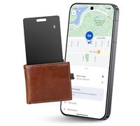Lizoak Airtag Carte compatible avec Google Mon appareil (Android uniquement) Certifié MFi Bluetooth Wallet Tracker IP68 Suivi mondial pour portefeuille, valise, passeport, 1 paquet