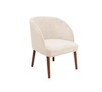 LIZXJY 1/2/4 Pieces Housse de Chaise Salle A Manger Semi Circulaire Extensible Scandinave Housse de Dossier Couverture de Chaise avec Accoudoir de Fauteuil Salon Lavable pour Bureau(A4,6PC)