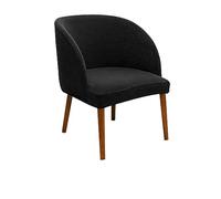 LIZXJY 1/2/4 Pieces Housse de Chaise Salle A Manger Semi Circulaire Extensible Scandinave Housse de Dossier Couverture de Chaise avec Accoudoir de Fauteuil Salon Lavable pour Bureau(X,1PCS)