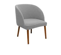 LIZXJY 1/2/4 Pieces Housse de Chaise Salle A Manger Semi Circulaire Extensible Scandinave Housse de Dossier Couverture de Chaise avec Accoudoir de Fauteuil Salon Lavable pour Bureau(D,6PC)