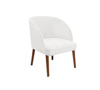 LIZXJY 1/2/4 Pieces Housse de Chaise Salle A Manger Semi Circulaire Extensible Scandinave Housse de Dossier Couverture de Chaise avec Accoudoir de Fauteuil Salon Lavable pour Bureau(A6,6PC)