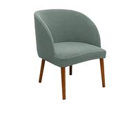 LIZXJY 1/2/4 Pieces Housse de Chaise Salle A Manger Semi Circulaire Extensible Scandinave Housse de Dossier Couverture de Chaise avec Accoudoir de Fauteuil Salon Lavable pour Bureau(B,4PCS)