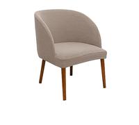 LIZXJY 1/2/4 Pieces Housse de Chaise Salle A Manger Semi Circulaire Extensible Scandinave Housse de Dossier Couverture de Chaise avec Accoudoir de Fauteuil Salon Lavable pour Bureau(L,6PC)