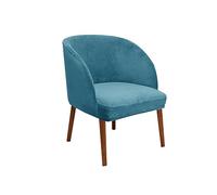 LIZXJY 1/2/4 Pieces Housse de Chaise Salle A Manger Semi Circulaire Extensible Scandinave Housse de Dossier Couverture de Chaise avec Accoudoir de Fauteuil Salon Lavable pour Bureau(A10,4PCS)