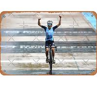 Lizzie Deignan Stage 1 on Paris Roubaix Poster en métal vintage 20,3 x 30,5 cm