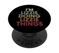 Lizzie Name Lizzie Personalized Name First Given PopSockets PopGrip Adhésif
