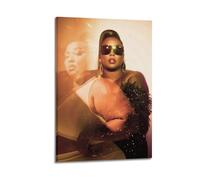Lizzo Rumors Couverture de l'album signée Limited - Couverture d'album de musique - Affiche de musique pop hip-hop rap - Impression sur toile - Décoration murale pour fille et garçon - 20 x 30 cm