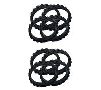 LIZZOT 8 pièces pneus pour robot aspirateur aspirateur série 500 600 700 800 I7 S9 pièces de roue