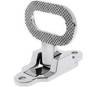 LIZZOT Marchepied pliable antidérapant en acier inoxydable 316 pour bateau, yacht, voiture, camping-car, 108 x 81 mm