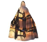 LJABCVNN I Love London Cape à capuche unisexe pour adulte pour cosplay, fête, scène, bal costumé