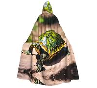 LJABCVNN Lord Howe Island Cape à capuche pour adulte Motif tortue de mer Confortable pour Cosplay/fêtes/maisons hantées