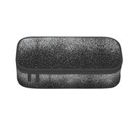 LJABCVNN Trousse à crayons multifonction avec imprimé paillettes argentées brillantes pour homme et femme