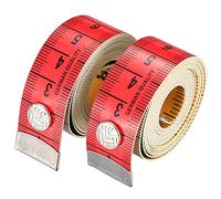 2 Mètre à Ruban pour Couture, Ruban à Mesurer de Double Face avec Bouton, Mesure Tailleur Règle Souple, Mètre à Ruban Corps pour Couture Couturier Corps Circumference, 150 cm/60 Pouce