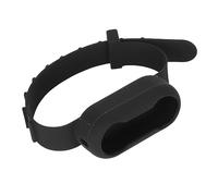 LJCM Bracelet en Silicone pour Caméra d'action, Trou réservé en Silicone Réglable, Bracelet en Silicone pour Caméra d'action Réglable, Anti-poussière, Anti-chute pour les (Noir)