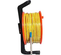 LJCSSD Indicateur de Niveau d'eau avec Enrouleur de câble,sonde en Acier Inoxydable pour la détection de la Profondeur des eaux souterraines/puits,Outil de Mesure précis du Niveau 10m(32.8ft)