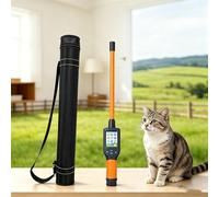 LJCSSD Lecteur/Scanner de puces pour Chiens et Chats,Lecteur d'étiquettes RFID Universel Portable, capacité de Stockage de 20 000 données, Compatible avec Les modèles FDX-B, FDX-A et HDX