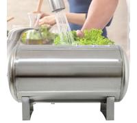 LJCSSD Réservoir de Pression Horizontal de 26 42 52 66 79 132 185 Gal Réservoir de Pression en Acier Inoxydable/Eau pour Pompe de puits d'eau - Conteneurs de Stockage d'eau sous 200L/52.8Gal
