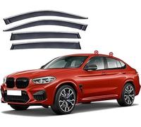 LJCXZS Deflecteur Vitre Voiture pour BMW X4 G02 2019-2024,Déflecteurs Vent d'air Déflecteurs Fenêtre Latérale Déflecteurs Pluie Elégants avec Installation Facile Aérodynamique Accessoires Auto